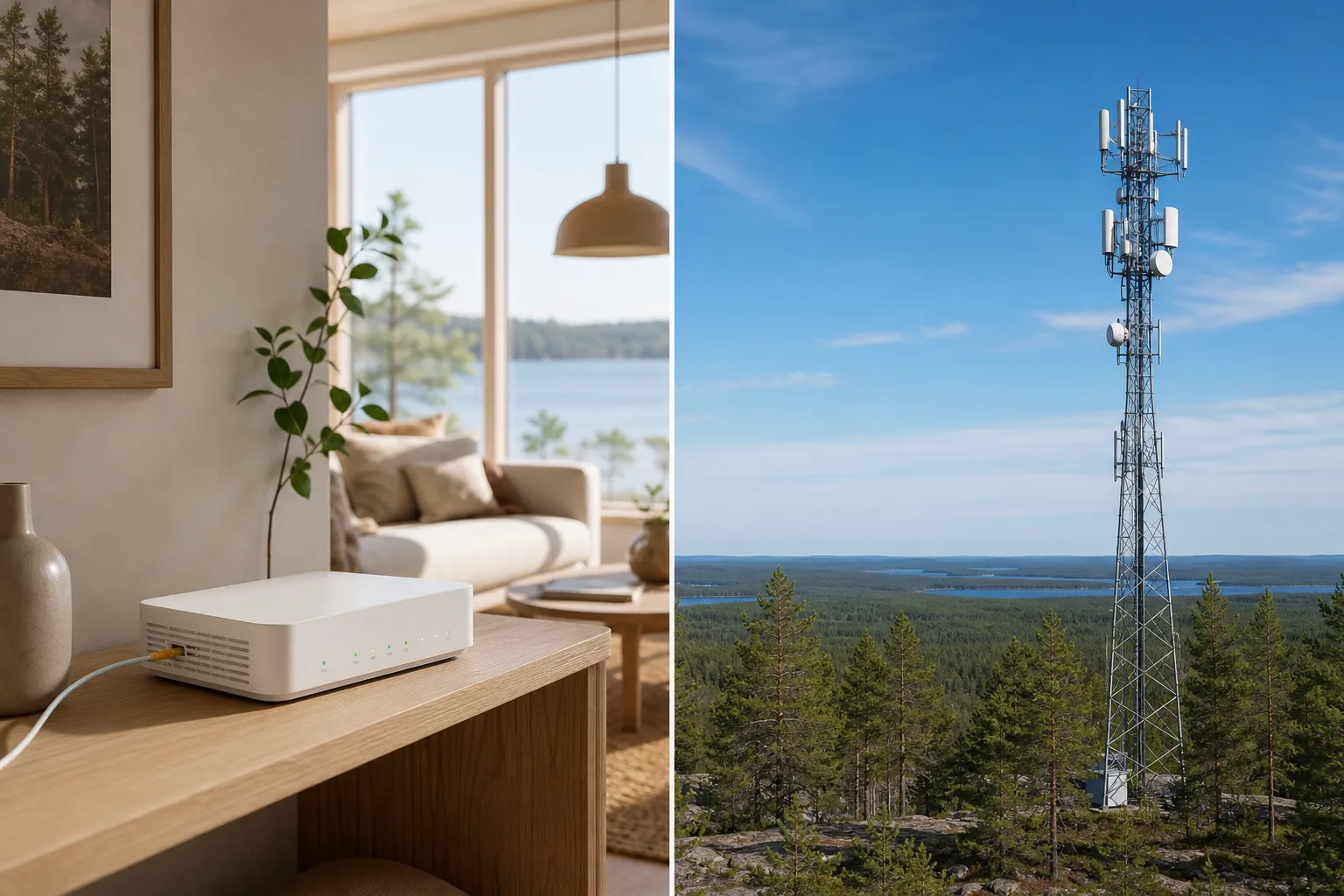 Fiber och mobilt bredband jämförelse
