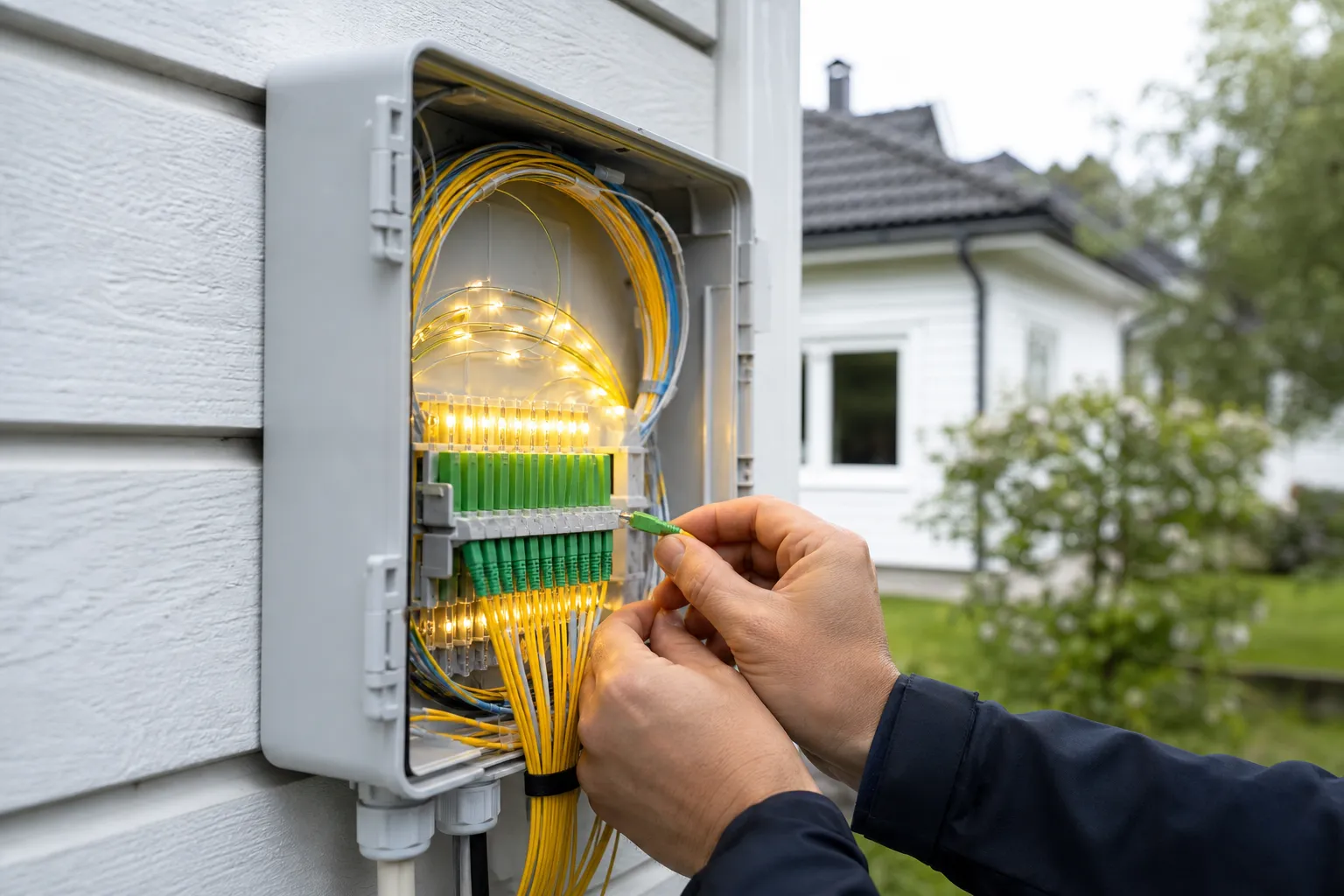 Fiberinstallation i Sverige
